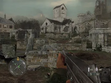 Call of Duty 3 (USA) screen shot game playing